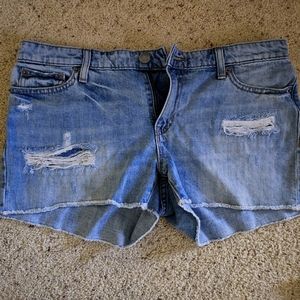 jean shorts  gap boyfriend size 8